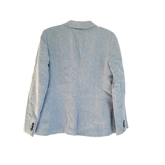 J. Crew Linen Blend Herringbone One-Button Blazer Jacket Long Sleeve Size 10 NWT - Picture 7 of 12
